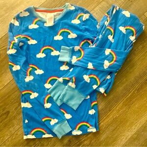 Mini Boden rainbow pajamas size 14